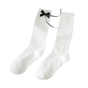 Fashion jenou segondè bèl fanm bow chosèt